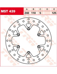 Disco de freno fijo redondo 220-250 mm TRW MST439