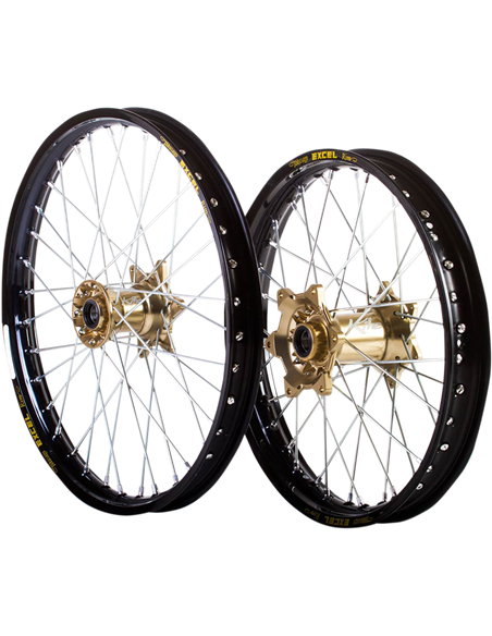 Rueda Elite MX-EN, radios plateados KITE 20537001