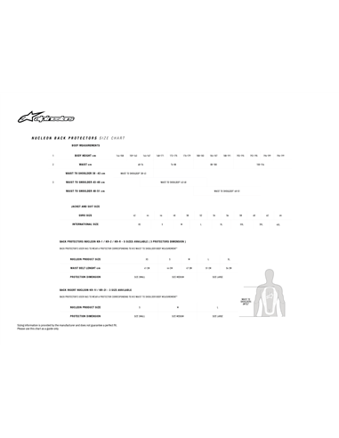 Protección de espalda Nucleon KR-Cell ALPINESTARS 6503919-S