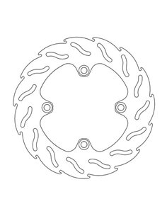 Disco de freno trasero serie Flame MOTO-MASTER 110667