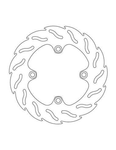 Disco de freno trasero serie Flame MOTO-MASTER 110667