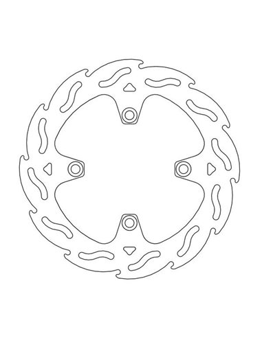 Disco de freno trasero serie Flame MOTO-MASTER 110732