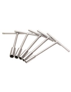 Juego de 5 mini llaves vasos  en "T" MOTION PRO 08-0340