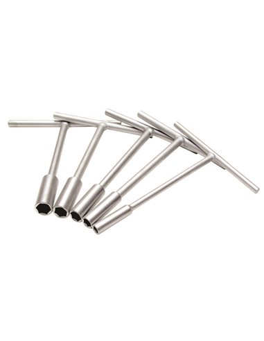 Juego de 5 mini llaves vasos  en "T" MOTION PRO 08-0340