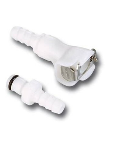 Enchufe rápido macarrón gasolina blanco MOTION PRO Ø8mm 12-0030