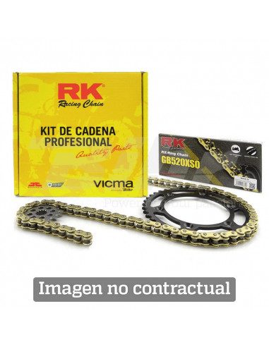 Kit chain RK 520GBKRO aluminum (13-50-114) KC348527