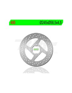 Disque de frein NG 495 Ø245 x Ø58,5 x 4,5 Position: arrière