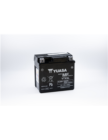 Batería libre de mantenimiento YUASA YTX5L(WC)