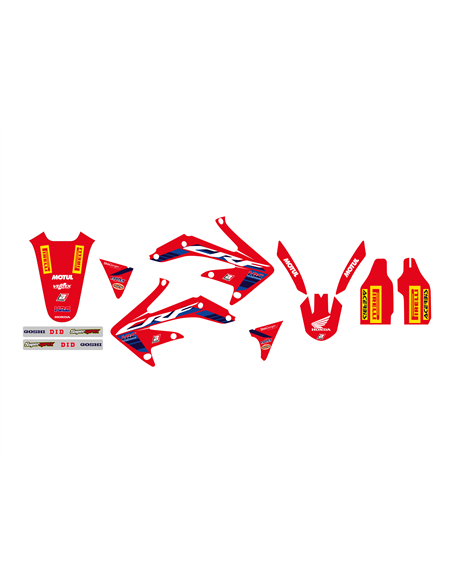 Kit de gráficos Blackbird Racing Replica Team Honda HRC 2022 BLACKBIRD RACING 2134R22