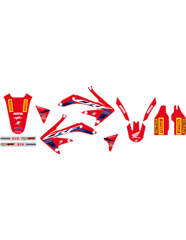 Kit de gráficos Blackbird Racing Replica Team Honda HRC 2022 BLACKBIRD RACING 2134R22