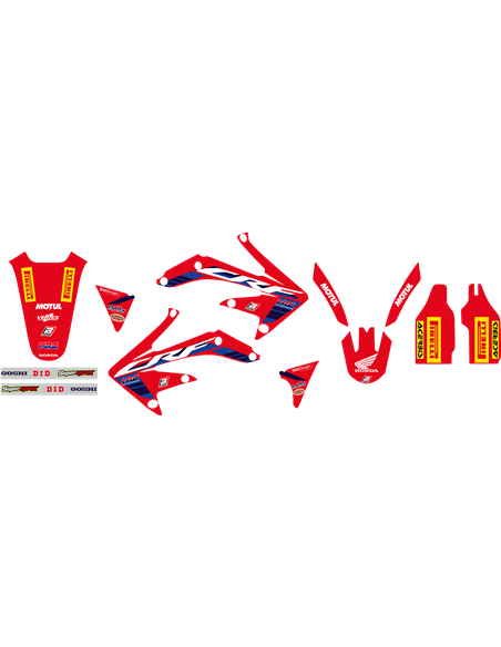 Kit de gráficos Blackbird Racing Replica Team Honda HRC 2022 BLACKBIRD RACING 2134R22