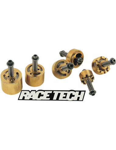 Pistón de válvulas para cartuchos de horquilla Gold Valve RACE TECH FEGV 4301