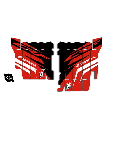 Adhesivos para aletines de radiador BLACKBIRD RACING A106N