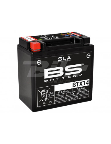 Bateria BS Bateria SLA BTX14 (FA)