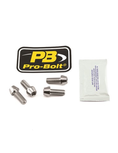 Kit tornillo eje de rueda delantera en acero inoxidable PRO BOLT SSFAPINCH630