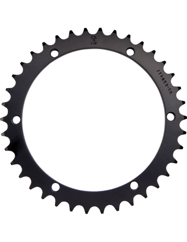 Cremalheira JTR853.38 38 dentes 520 PITCH BLACK C49 AÇO ALTO CARBONO