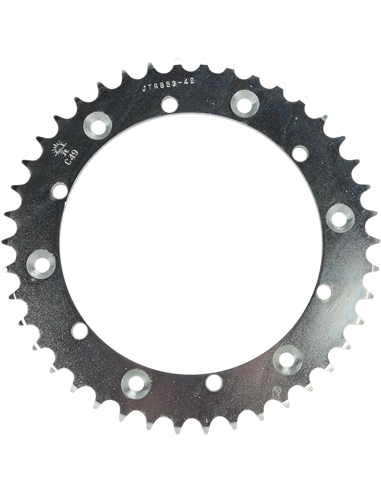 Couronne JTR853.42 42 dents 520 PAS ACIER NATUREL