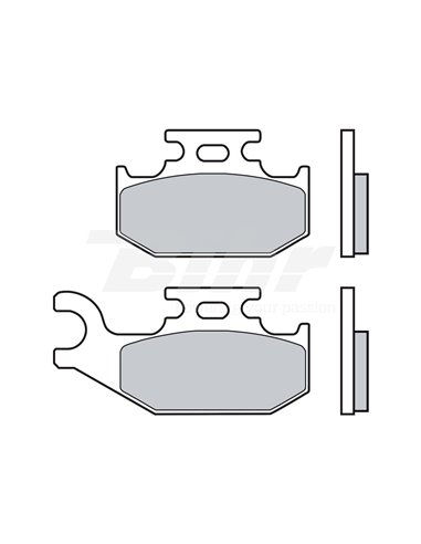 Sintered Brembo 07GR74SD Brake Pads Position: Rear