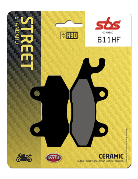 Pastillas de freno HF Street cerámicas orgánicas SBS 611HF