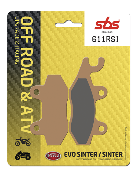 Pastillas de freno RSI Offroad Racing sinterizadas SBS 611RSI