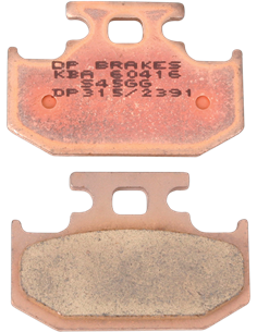 Pastillas de freno sinterizadas estándar DP DP BRAKES DP315