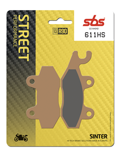 Pastillas de freno delantero HS Street Excel sinterizadas SBS 611HS