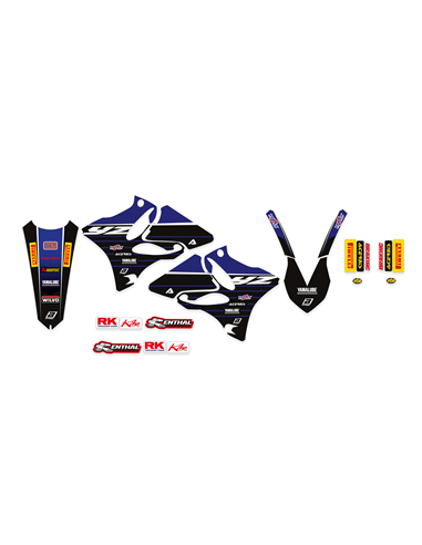 Kit de gráficos Blackbird Racing Replica Team Yamaha 2019/2020 BLACKBIRD RACING 2231R10