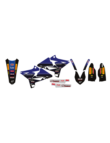 Kit de gráficos Blackbird Racing Replica Factory Team Yamaha 2022 BLACKBIRD RACING 2242R11