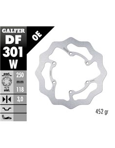 Disco de freno Wave® GALFER DF301W