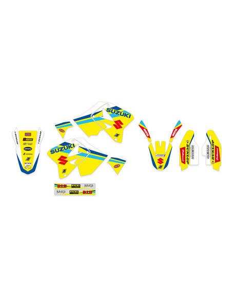 Kits de gráficos con fundas de asiento Replica Team BLACKBIRD RACING 8318R8