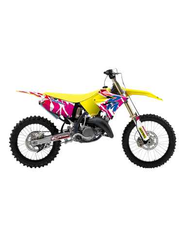 Kit gráficos Retro con funda de asiento BLACKBIRD RACING 8321AA