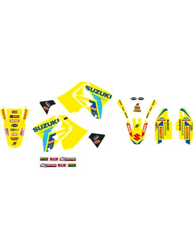 Kit de gráficos Blackbird Racing Replica Team Suzuki KSRT 2022 BLACKBIRD RACING 2318R9