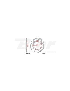 Corona JT 8 de acer amb 48 dents