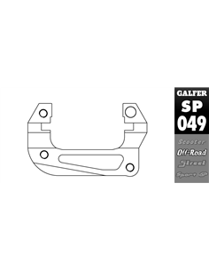 Soporte reubicación de pinza de freno GALFER SP049