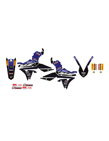 Kit de gráficos Blackbird Racing Replica Team Yamaha 2019/2020 BLACKBIRD RACING 8243R10
