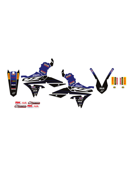 Kit de gráficos Blackbird Racing Replica Team Yamaha 2019/2020 BLACKBIRD RACING 8243R10