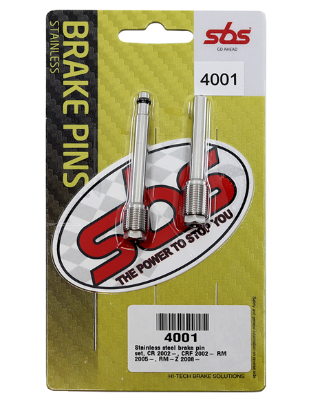 Pines de pastilla de freno SBS 4001