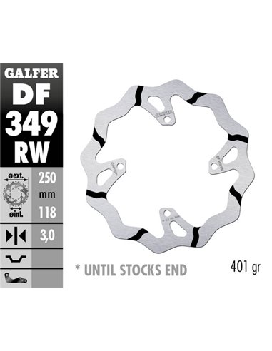 Disco de freno Wave® GALFER DF349RW