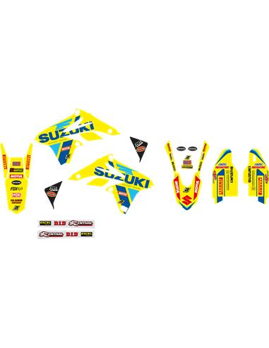 Kit de gráficos Blackbird Racing Replica Team Suzuki KSRT 2022 BLACKBIRD RACING 2319R9