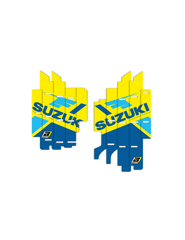 Radiator Louvers Graphics Team Suzuki KSRT 2022 BLACKBIRD RACING A302R9