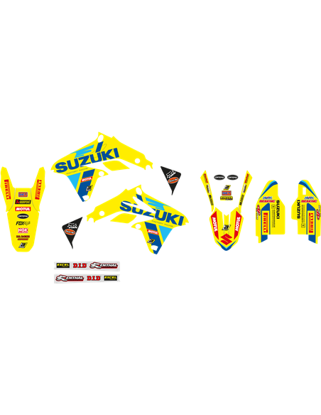 Kit de gráficos Blackbird Racing Replica Team Suzuki KSRT 2022 BLACKBIRD RACING 2316R9