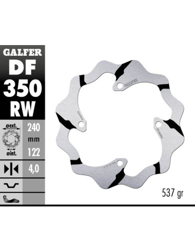 Disco de freno Wave® GALFER DF350RW