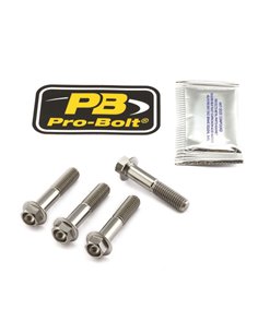 Kit tornillo eje de rueda delantera en titanio PRO BOLT TIFAPINCH10