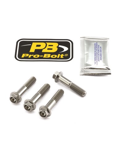 Kit tornillo eje de rueda delantera en titanio PRO BOLT TIFAPINCH10