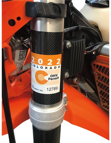 Registration Wrap MOOSE RACING SH1