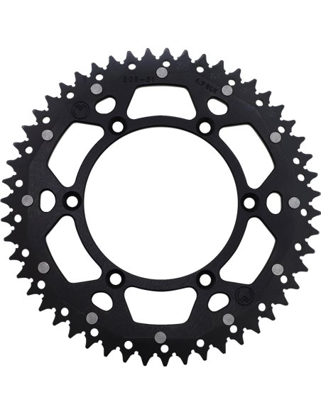 Couronne double entraînement Mse 51 Bk Moose Racing Hp 1210-808-51-10X