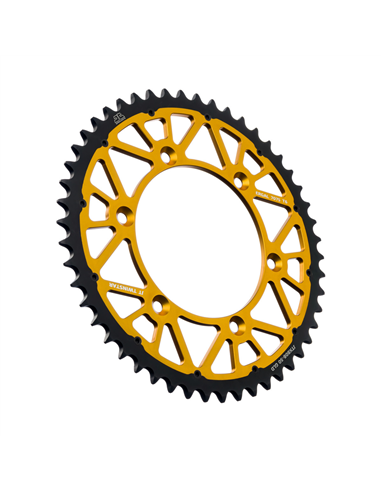 Roda dentada híbrida Twinstar de aço/alumínio JT SPROCKETS JTX808.50GLD