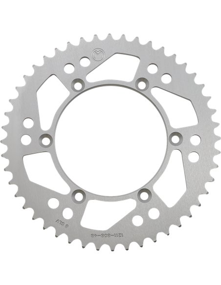 Suz 48T Silv Moose Racing Hp Aluminum rear sprocket 1211-808-48-11