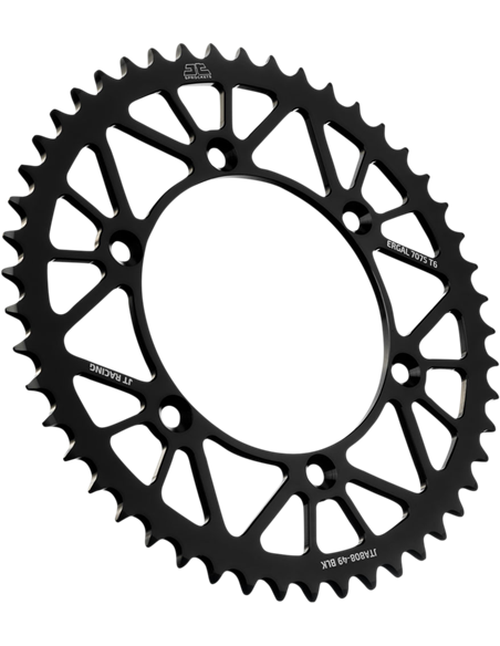 Corona en aluminio RaceLite JT SPROCKETS JTA808.49BLK