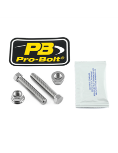 Stainless Steel Axle Adjuster Nut  & Bolt Set PRO BOLT SSAXLEADJ845SET